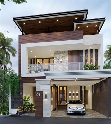 Desain Rumah Modern 3 Lantai Bapak Donny di Jakarta Timur