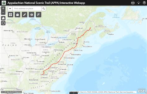 Maps - Appalachian National Scenic Trail (U.S. National Park Service)