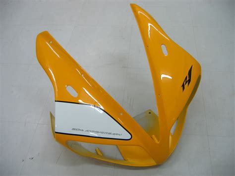 2002-2003 Yamaha YZF-R1 Yellow White Black R1 Racing Amotopart Fairings Customs Fairing - MotorGenic