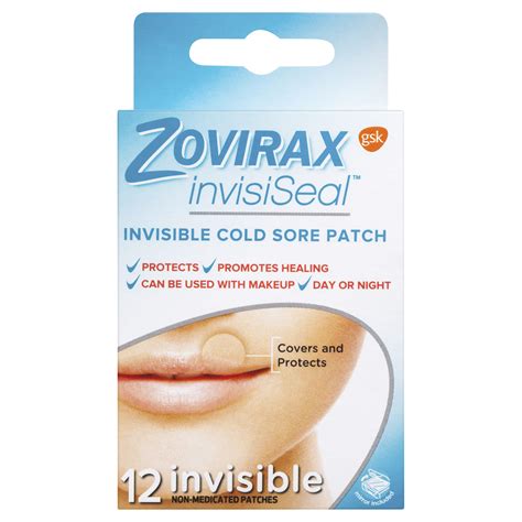 Zovirax InvisiSeal Invisible Cold Sore Patches 12 Pack | eBay