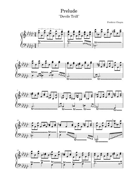 Prelude No. 27 "Devil's Trill" - piano tutorial