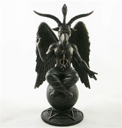 Buy Pacific Giftware Baphomet Figurine Satanic Demon Occult Goat of ...