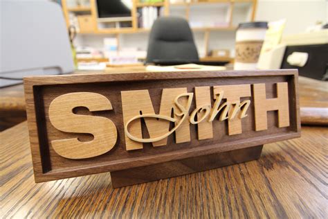 Personalized Desk Name Plate