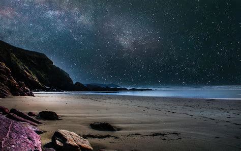 Night At Beach 4k Wallpapers - Wallpaper Cave