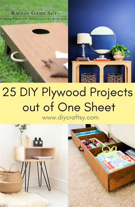 25 Cheap DIY Plywood Projects out of Scrap and One Sheet