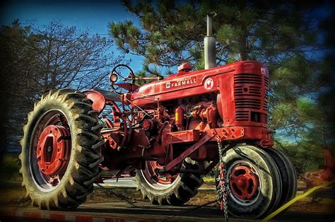 Farmall Tractor Red Photograph by Catherine Melvin - Fine Art America