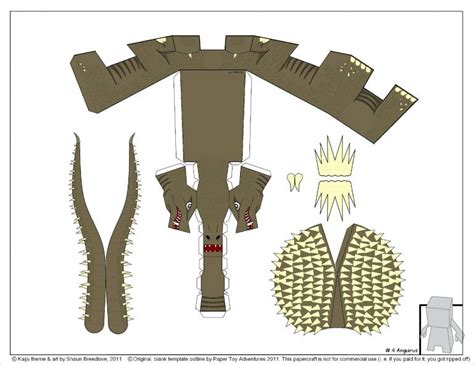 Godzilla Papercraft Mechagodzilla Template Papercraft - Printable Papercrafts - Printable ...