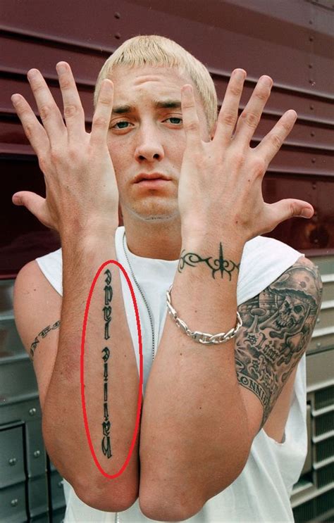 Eminem's 9 Tattoos & Their Meanings - Body Art Guru