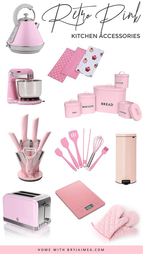 Pink Kitchen Accessories Shopping Guide | Home with Bry Jaimea - Retro Pink Kitchen Accessories ...