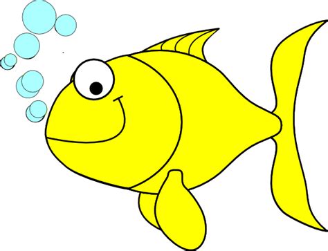 Fish-yellow Clip Art at Clker.com - vector clip art online, royalty ...