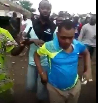 Man caught eating human faeces with bread in Ibadan