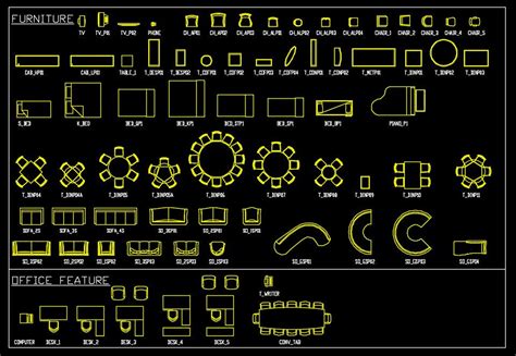 Autocad Furniture Blocks Free Download