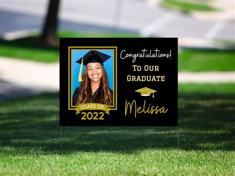 Graduation Yard Sign Template - Etsy