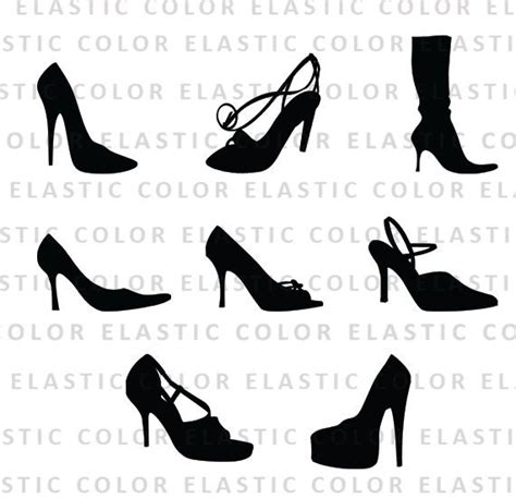 High Heels Svg High Heels Clipart Shoes Vector Files Clip | Etsy