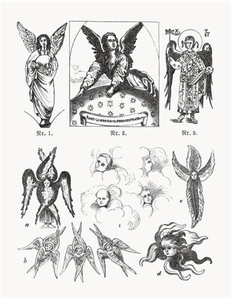 190+ Cherubim And Seraphim Stock Illustrations, Royalty-Free Vector ...