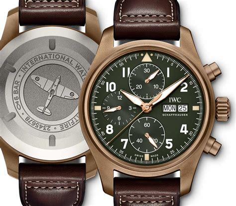 IWC Pilot's Watch Chronograph Spitfire Bronze | aBlogtoWatch