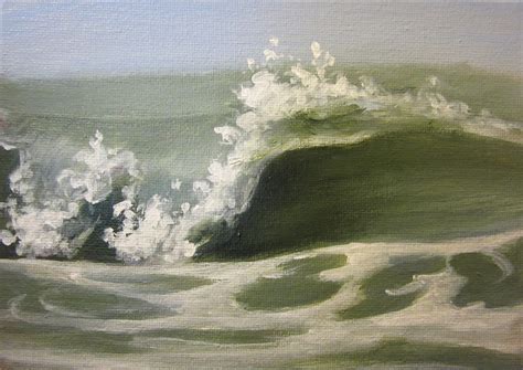 One Painting a Day: Green Wave