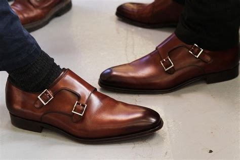 Handmade Men’s Brown Color Leather Shoes, Double Monk Strap Dress Formal Shoes on Storenvy