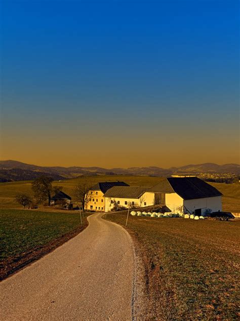 Country road, scenery and sunset by patrickjobst on DeviantArt