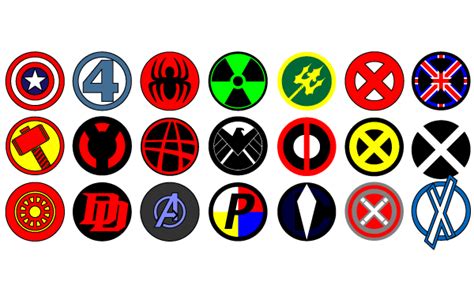 View Marvel Characters Logo Pics