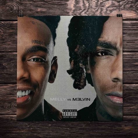 YNW Melly Melly Vs. Melvin Album Cover CANVAS Poster Wall | Etsy