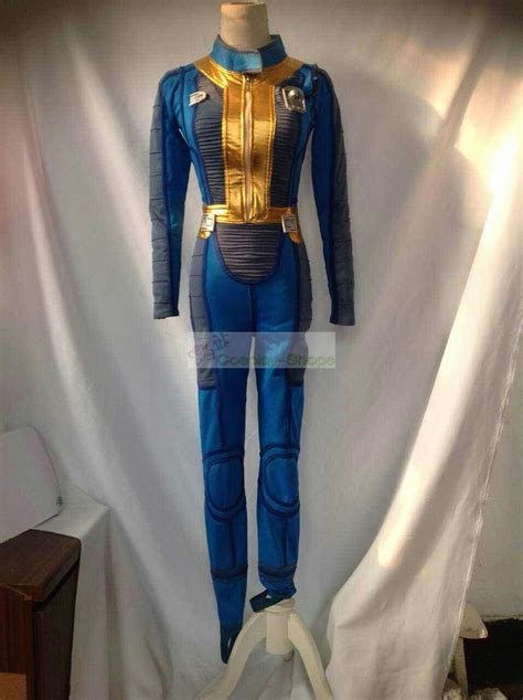 Custom Cheap Fallout 4 Sole Survivor Vault 111 Jumpsuit Cosplay Costume In Fallout 4 Sole ...