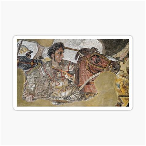 "Alexander The Great Mosaic " Sticker for Sale by jimmywatt | Redbubble