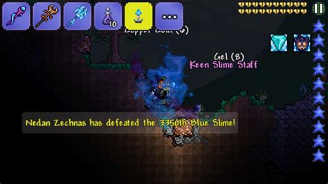 Slime Staff from an old playthrough : r/Terraria