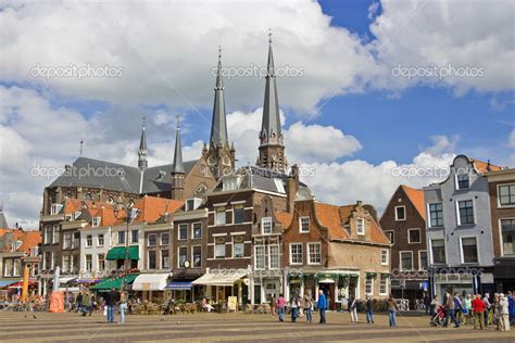 The city center of Delft in the Netherlands — Stock Photo © Liya_rgb #13144951