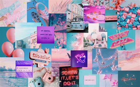 Aesthetic Blue And Pink PC Wallpapers - Wallpaper Cave