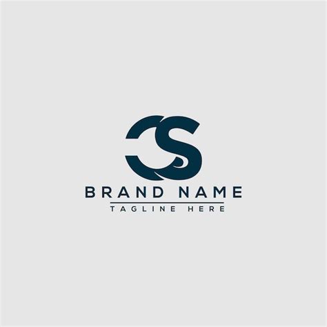 Premium Vector | CS Logo Design Template Vector Graphic Branding Element.