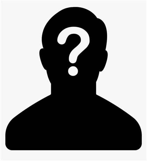 Who Am I Png Transparent Who Am I - Man With Question Mark Face, Png Download , Transparent Png ...