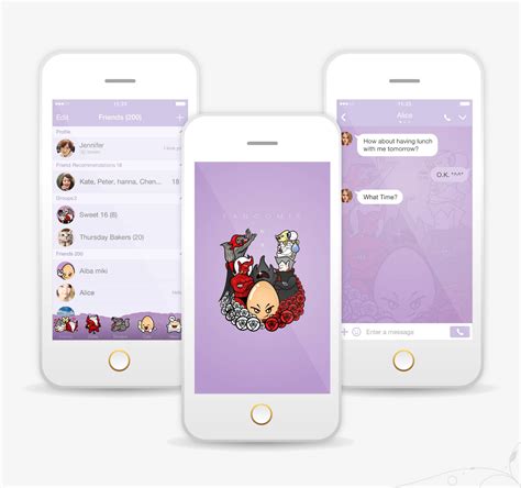 Line Stickers and Themes on Behance