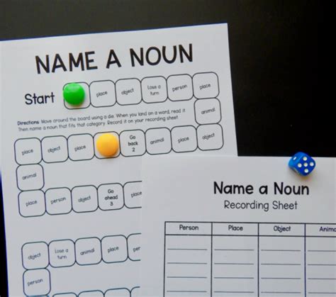 Name a noun game - The Measured Mom