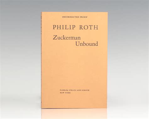 Zuckerman Unbound Philip Roth First Edition Signed