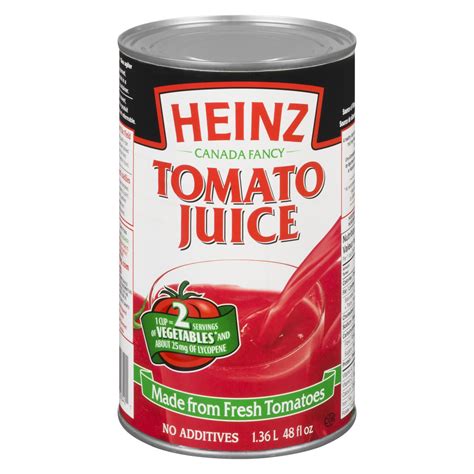 Heinz Tomato Juice Nutrition Facts - Nutrition Pics