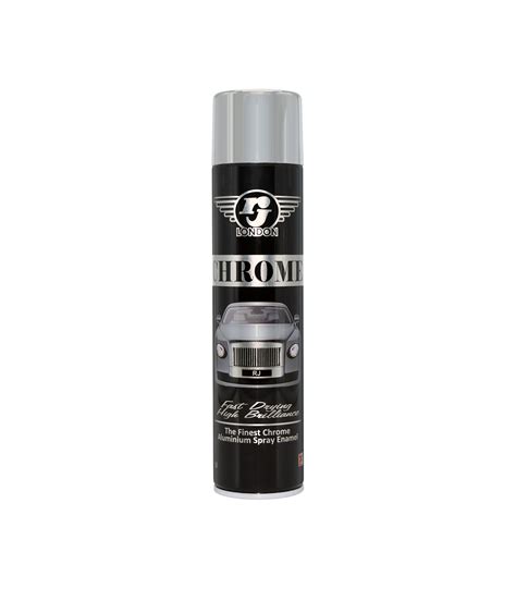 RJ London Chrome Spray Paint 227g