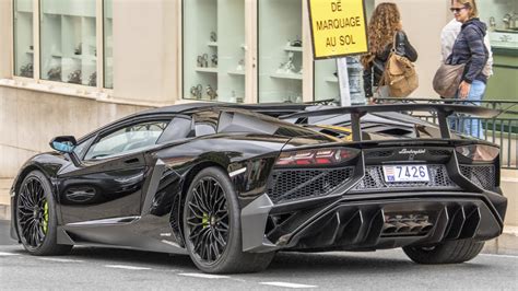 Lamborghini Aventador Sv Black