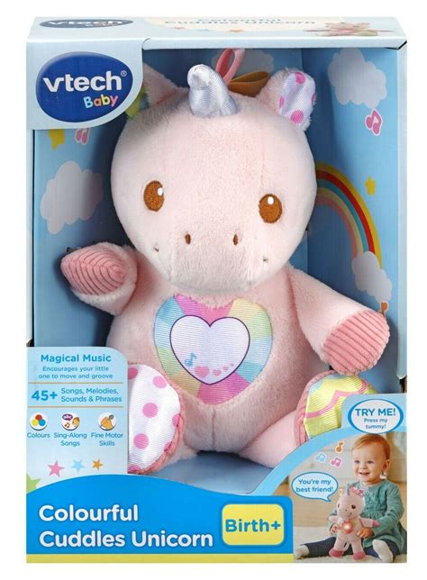 Vtech Colourful Cuddles Unicorn - ToyStationTT