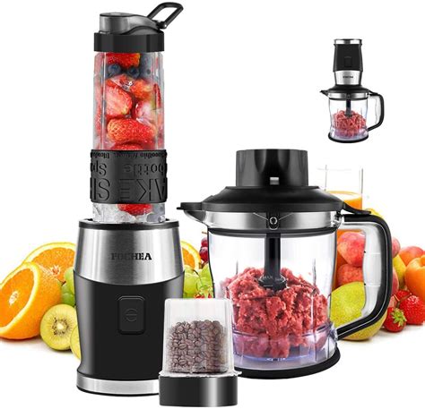 Fochea Blender and Food Processor Combo | 3-in-1 Mixer Blender & juicer