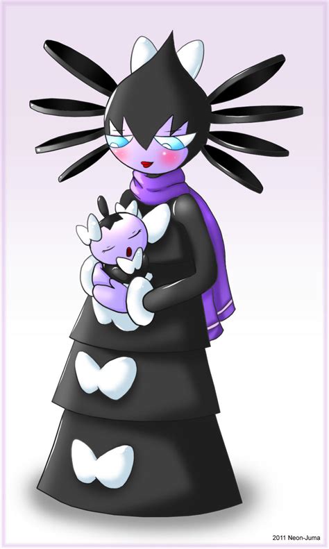 Gothitelle and Gothita by Neon-Juma on DeviantArt