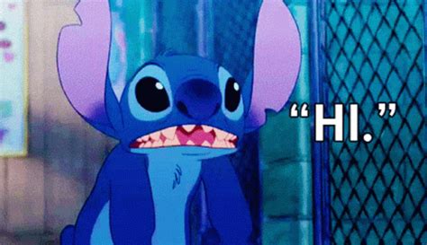 Stitch Saying Hi GIFs | Tenor