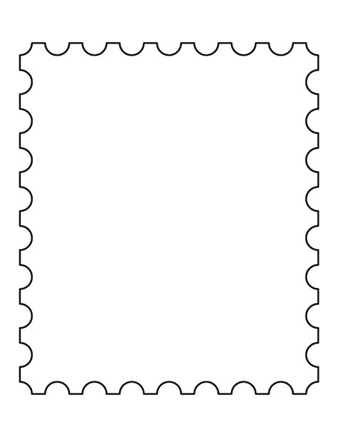 Craft with Ease Using our Printable Postage Stamp Template