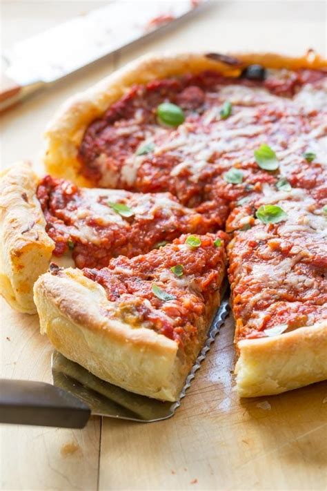 Deep Dish Pizza Recipe - Chicago Style : Recipe Girl