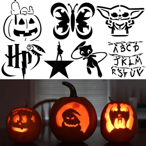 700 Free Pumpkin Carving Stencils and Printable Templates