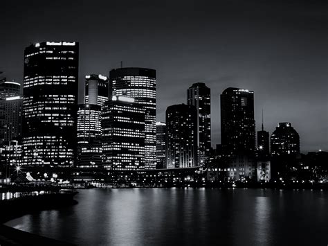 Black and White Cityscape Wallpaper - WallpaperSafari