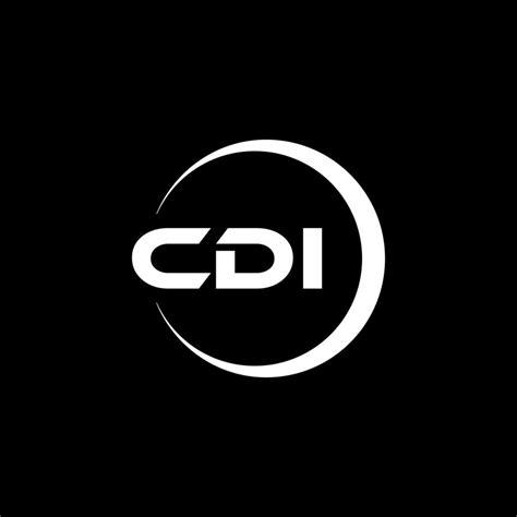 CDI letter logo design in illustration. Vector logo, calligraphy designs for logo, Poster ...