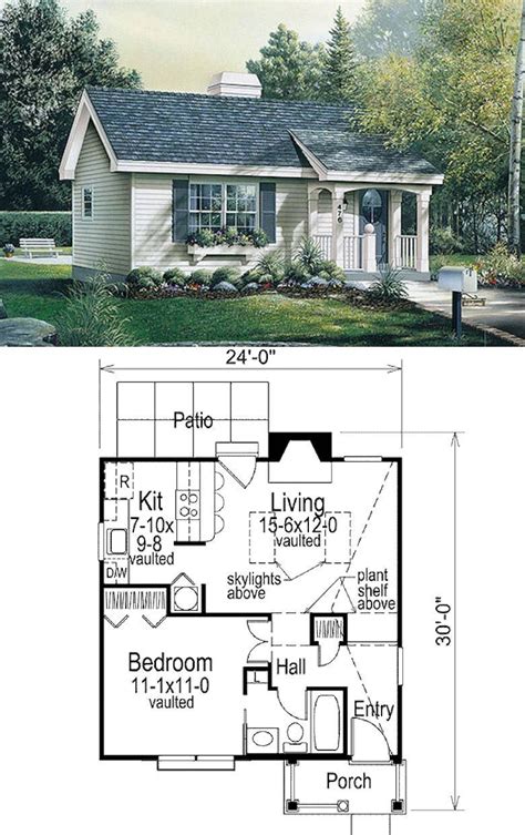 27 Adorable Free Tiny House Floor Plans | Little house plans, Cottage house plans, Small house ...