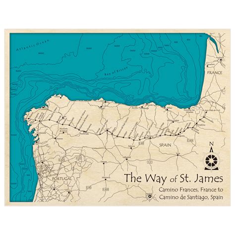 The Way of St James Custom Laser Cut Art – Lake Art LLC