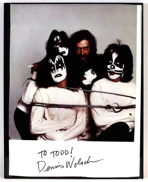 Lot Detail - KISS "Dynasty" Album Cover Sessions Poster Insert Photograph Signed by Dennis Woloch